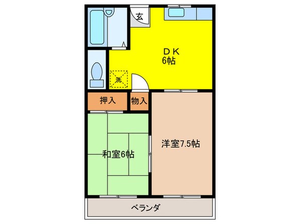 メゾンド－ルユキの物件間取画像